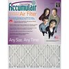 Accumulair Pleated Air Filter, 16" x 20" x 1", 4 Pack FD16X20_4